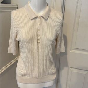 Ralph Lauren Cream Knit Top